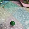 頂盈 天然翡翠干青散珠 鐵龍生祖母綠雕花圓珠 手鏈項鏈DIY配件玉珠10 12MM單顆 曬單實拍圖