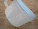 特百惠（Tupperware）思麗康午餐微波加熱防燙冷藏保鮮分隔塑料上班族學(xué)生露營(yíng)野餐飯盒 奶油黃1L飯盒+460ml湯碗+寬柄勺 曬單實(shí)拍圖