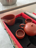 暢陶宜興原礦紫砂茶杯茶配件手工品茗杯大紅袍竹節主人杯50cc 曬單實(shí)拍圖