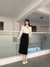 MARY JSTNI小白鞋子女2025新款厚底內(nèi)增高春夏女鞋薄款透氣百搭運動休閑板鞋 HK930楊冪同款 皮面單里 四季款 38 曬單實拍圖