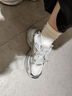 奧古獅登銀色老爹鞋女新款春季厚底增高輕便百搭運動(dòng)鞋女休閑鞋網(wǎng)面女鞋子 253306 銀色【雙網(wǎng)】 37 曬單實(shí)拍圖