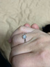 周六福（ZLF）  18K金鉆石戒指女璀璨閃耀心動(dòng)摯愛(ài)送求婚結婚鉆戒T 30分 VVS/FG 14號 曬單實(shí)拍圖