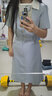 對白法式高級感連衣裙女2025夏季新款氣質收腰顯瘦通勤風襯衫裙子 冰水藍 S 曬單實拍圖
