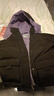 鴨鴨秋冬新品短款羽絨服女加厚立領(lǐng)連帽面包服寬松保暖反季泡芙外套潮 米色 M （建議110-140斤） 曬單實拍圖