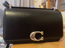 蔻馳（COACH）奢侈品女士單肩斜挎包女包牛皮CD724LHBLK 送女友禮物 曬單實(shí)拍圖