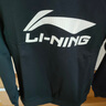 LI-NING KIDS李寧兒童衛(wèi)衣男童女大童春秋新款圓領(lǐng)青少年上衣長袖T恤打底衫 黑色 160 曬單實(shí)拍圖