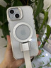 派凡適用蘋(píng)果iphone15promax手機殼plus鏡頭全包防摔氣囊保護套帶磁吸支架指環(huán)掛繩新款超薄透明外殼 白色【磁吸支架/全包氣囊/可拆卸掛繩】 iPhone 15 曬單實(shí)拍圖