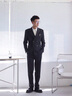 皮爾卡丹（pierre cardin）西服套裝男英倫風雙排扣職業(yè)正裝商務(wù)休閑西裝三件套新郎結(jié)婚禮服 中灰色【西裝+褲子】 XL 52【建議125-135斤左右】 曬單實拍圖
