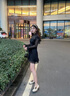 北極絨赫本風(fēng)小皮鞋女春2023新款百搭厚底單鞋英倫樂福鞋女鞋 蝴蝶結(jié)復(fù)古樂福鞋杏色【37碼】 曬單實拍圖