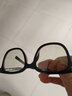 貝爾莎變茶色防藍光近視眼鏡男女可配度數黑框眼鏡框韓版gm變色素顏大框 小號【0度變茶防藍光】 曬單實(shí)拍圖
