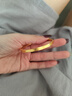 中國黃金（CHINA GOLD）足金鐲子星點手鐲女士黃金手鐲手環(huán)車七夕情人節(jié)禮物送女朋友老婆 【空心加厚】56圈號 約5.3g 曬單實拍圖