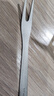 Ti artisan鈦工匠純鈦水果叉月餅甜品點(diǎn)心鈦叉子家用小簽子兒童果盤小叉子 純鈦有孔水果叉小號【三只裝】 曬單實(shí)拍圖