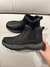 Edick品牌輕奢男鞋東北雪地棉鞋男士冬季加絨加厚防滑保暖羊皮毛一體男 黑色 【標準尺碼】 40 曬單實(shí)拍圖