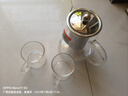 富光玻璃花茶壺耐熱泡茶壺帶過濾網(wǎng)家用茶水分離茶具套裝飄逸杯燒水壺 泡茶壺850ml+2杯 曬單實拍圖
