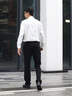 beanpole濱波春秋男士美拉藍商務(wù)休閑素色長(cháng)袖襯衫 白色 L 180/96A 曬單實(shí)拍圖