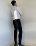 花花公子西褲男春秋季款商務(wù)休閑褲男士彈力直筒免燙抗皺西裝長(zhǎng)褲子 626黑色 33 曬單實(shí)拍圖