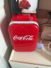 可口可乐（Coca-Cola）载小冰箱10L迷你小冰箱车家两用小型家用宿舍冷藏加热箱 复古红 实拍图