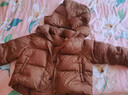 蕉京美拉德云朵短款2024新款白鴨絨羽絨服女超輕加厚小個子泡芙冬外套 咖色 S 120斤以內 曬單實拍圖