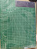 得力（deli）切割板墊板超大號手工桌面刻板學(xué)生美工手工裁紙工具墊工作雕刻版模型防割墊PVC材質(zhì) 【A4/300*225*3mm】雙面-綠色 曬單實拍圖