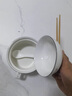 盛澤魚泡面碗帶蓋手柄學(xué)生飯盒專用方便面碗筷套裝飯碗大容量可愛日式上 黑線面杯碗（面包）加大款_送勺筷 1L 曬單實(shí)拍圖