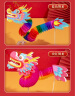 煦贝乐端午节六一节手工diy材料舞龙舟吉祥物幼儿园折纸中国风儿童玩具 实拍图