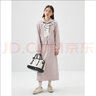 自巧小個(gè)子雙開拉鏈休閑粉色衛(wèi)衣套裝女春2024新品氣質(zhì)長(zhǎng)裙兩件套 蠟粉色半裙 XS (2碼) 曬單實(shí)拍圖