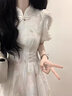 戀的新中式連衣裙夏季2024新款衣服學生氣質國風改良版旗袍長裙子夏天 圖片色 均碼（可備注碼數(shù)） 曬單實拍圖