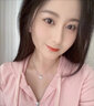 締晶999銀蝴蝶銀項鏈女士吊墜七夕情人節(jié)生日禮物送女朋友小眾實用 999銀-蝶舞翩翩項鏈-禮盒裝D1443 曬單實拍圖
