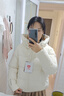 坦博爾【推薦】小個子面包羽絨服女短款連帽保暖韓版秋冬外套TBF330332J 開心果色 S (160) 曬單實拍圖