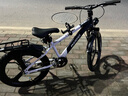鳳凰（Phoenix）兒童自行車(chē)6-15歲男孩女孩中大童山地車(chē)變速學(xué)生車(chē)小學(xué)生自行車(chē) 幻影白灰色- 單速一體輪 無(wú)后座 22寸(適合140-160cm) 曬單實(shí)拍圖