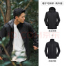 駱駝（CAMEL）三防沖鋒衣戶(hù)外登山服防水防風(fēng)防污三合一保暖時(shí)尚運動(dòng)外套 A9W214119AX，黑色，男女同 M 曬單實(shí)拍圖