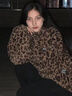 辣妹物語豹紋皮草外套女秋冬韓版寬松洋氣毛絨保暖大衣今年流行羊羔毛棉襖 咖啡色 M （121-140斤） 曬單實拍圖