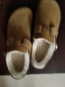 東園物作軟木鞋女真皮秋冬新款加絨保暖時(shí)尚休閑日系羊皮毛一體勃肯毛毛鞋 姜黃色 37 曬單實(shí)拍圖