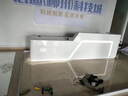 栗棠公司前臺接待臺烤漆前臺簡約現(xiàn)代前臺辦公桌美容院收銀臺柜臺吧臺 2.0m*0.6m*1.05m 曬單實拍圖