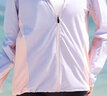 李寧（LI-NING）防曬衣成人兒童皮膚衣戶(hù)外運動(dòng)長(cháng)袖輕薄透氣游泳沙灘套女 LSYU707-1紫粉(體瘦選小一碼) M /160 曬單實(shí)拍圖