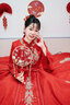 枝己秀禾服2025新款新中式新娘嫁衣國風結婚禮服婚服喜服敬酒服龍鳳褂 MF014 L 曬單實拍圖