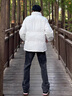 WHIM NASA男士棉服棉衣外套男冬季新款時(shí)尚休閑保暖潮牌百搭羽棉襖絨服男生 米色 XL 曬單實(shí)拍圖