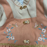 Classic Teddy精典泰迪童裝女童連衣裙兒童漢服中小童中國風(fēng)裙子 粉色 120  曬單實(shí)拍圖
