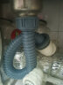 一靓 厨房下水道管子加长洗菜盆下水管配件水槽下水管道排水管软管 A1款:45单螺口直管长50厘米 实拍图