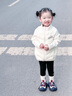 史努比女童校服神器2024新款女孩羽絨服內(nèi)膽初中生冬季內(nèi)搭兒童羽絨服 【輕薄內(nèi)膽】H方形魔術(shù)貼努比K杏 150 曬單實(shí)拍圖