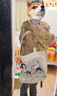 英克斯（inxx）APYD 潮牌冬新品寬松撞色開(kāi)衫針織衫情侶毛衣APD4061585 棕色 S 曬單實(shí)拍圖