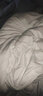 南極人被子冬天加厚保暖春秋被芯純色棉被單雙人羽絲絨學(xué)生宿舍冬季被褥 淺灰+深灰(親膚被套+被芯) 180x220cm（8斤）冬被 曬單實(shí)拍圖