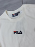 FILA 斐樂(lè )女裝衛衣男女同款套頭衛衣秋冬情侶款休閑加絨保暖長(cháng)袖上衣 奶鹽白-IV L 175/96A/L 曬單實(shí)拍圖