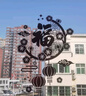 翰克 2025新年春節(jié)金色窗花貼店鋪玻璃貼福字門貼紙過年貼畫櫥窗貼 01.福字燈籠【拉絲紅】 大 曬單實拍圖