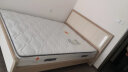 全友家居床双人床软包床屏北欧简约抗菌板木床实木边框121813A（新） 古典白|A(宽尾档)1.5m（无床头柜床垫） 实拍图