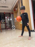 李寧兒童速干衣緊身衣籃球足球訓(xùn)練服緊身衣男女跑步羽毛球服 曬單實(shí)拍圖