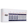 雷攝（LEISE）LS-12C 5號/7號鎳氫充電電池套裝 12槽智能獨立充電器 KTV話筒/玩具電池 12節(jié)5號電池2700毫安+充電器 曬單實拍圖