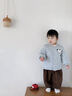 七樂豆寶寶冬天外套保暖棉服嬰兒冬季棉襖夾棉加厚男寶冬裝棉衣秋冬外出 湖藍 80 cm 曬單實拍圖