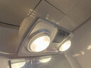 新飞浴霸壁挂式卫生间灯暖家用风暖挂壁多功能浴室暖风机取暖灯免打孔 风暖壁挂-白泡A 实拍图