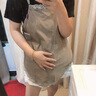美康臣防輻射服孕婦裝衣服女內穿肚兜懷孕期上班族電腦隱形背心防護服 全銀纖維肚兜(吊帶式花邊款) 均碼 曬單實(shí)拍圖